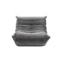 Hayward 2 Seater Low Sofa with Hayward 1 Seater Low Sofa - Warm Grey (Velvet) - 8
