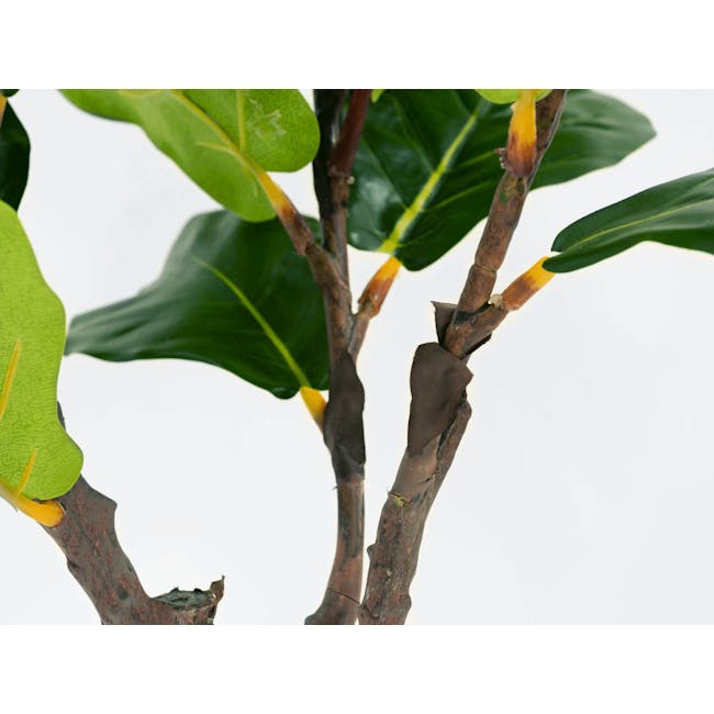 Potted Faux Fiddle Leaf Fig Tree 150 cm - 3