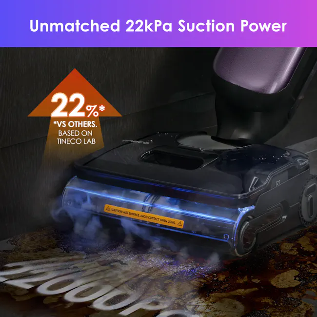 Tineco Floor One S9 Artist Steam Pro Smart Floor Washer Vacuum Cleaner (Purple) - 4