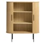 Nola Tall Sideboard 1m - Oak - 3