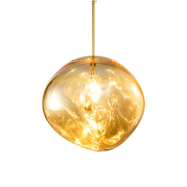 Enoch Pendant Lamp - Gold - 1 - Golden pendant light, modern design, elegant illumination, warm glow, reflective surface
