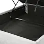 Arthur Queen Storage Bed - Ice Grey (Fabric) - 7