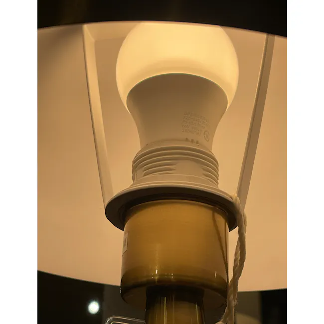 Cohen Table Lamp - Brass - 6 - Energy-efficient LED light fixture, white bulb, 220-240V input, 6W power consumption, 460Lm