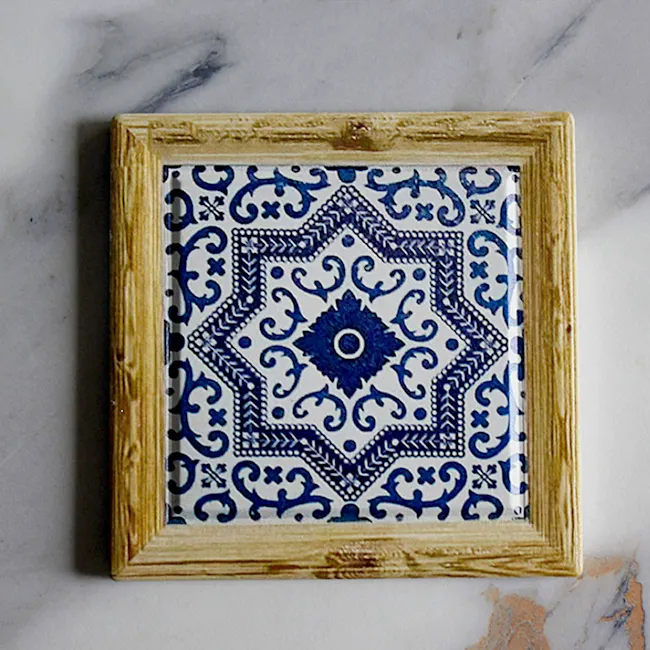 Kasa Peranakan Coaster - White Base - 4