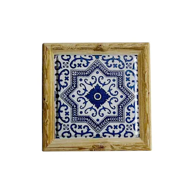 Kasa Peranakan Coaster - White Base