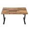 X1 Adjustable Table - Black frame, Solidwood Butcher Walnut (2 Sizes)