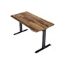 X1 Adjustable Table - Black frame, Solidwood Butcher Walnut (2 Sizes) - 1