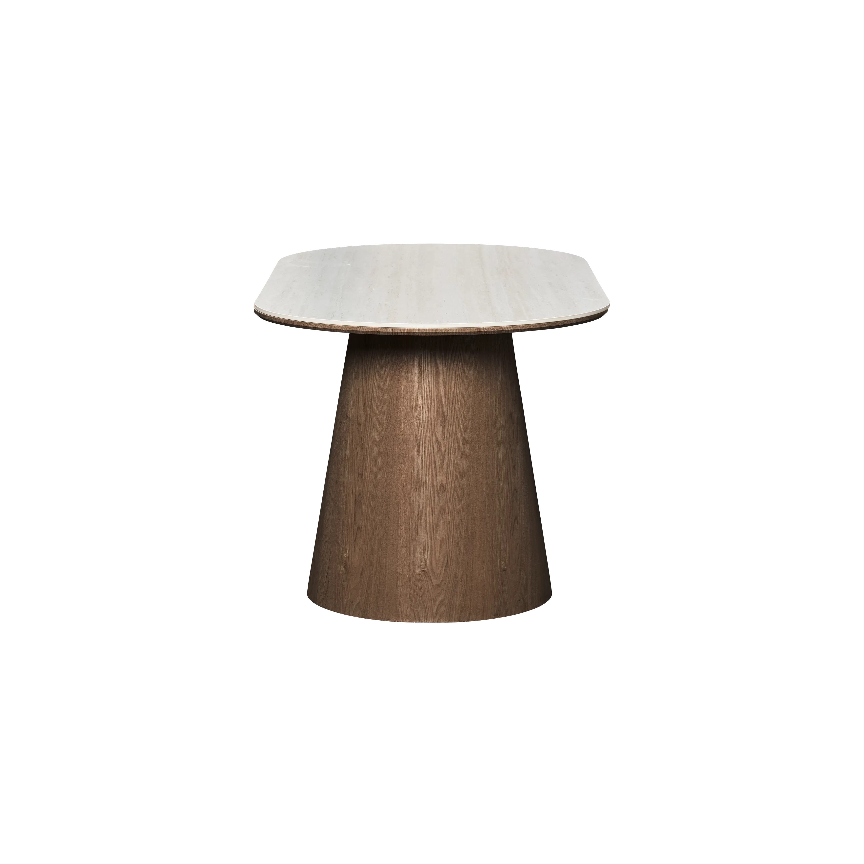 Apollo Dining Table 1.8m (Sintered Stone) with 6 Apollo Dining Armchairs - Walnut - 12