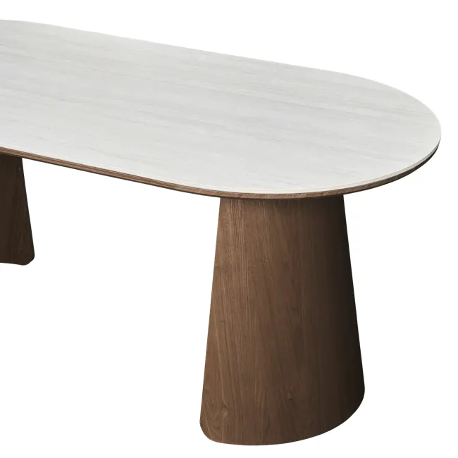Apollo Dining Table 1.8m - Walnut (Sintered Stone) - 10
