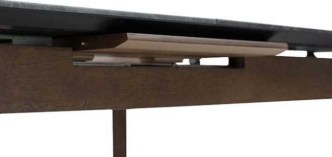 Finna Extendable Dining Table 1.6m-2m - Cocoa, Grey Marble (Smart Top™) - 17