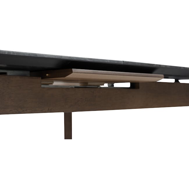 Finna Extendable Dining Table 1.6m-2m - Cocoa, Grey Marble (Smart Top™) - 17