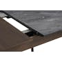 Finna Extendable Dining Table 1.6m-2m - Cocoa, Grey Marble (Smart Top™) - 14