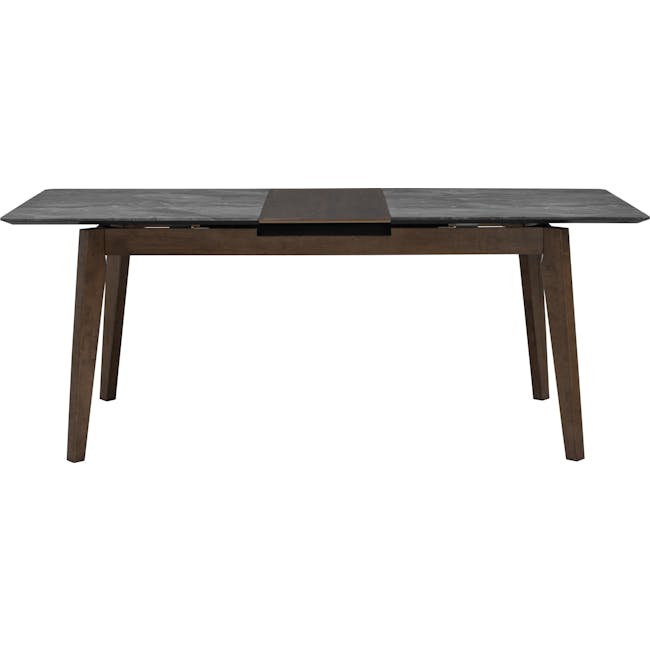 Finna Extendable Dining Table 1.6m-2m - Cocoa, Grey Marble (Smart Top™) - 3