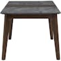 Finna Extendable Dining Table 1.6m-2m - Cocoa, Grey Marble (Smart Top™) - 10