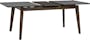 Finna Extendable Dining Table 1.6m-2m - Cocoa, Grey Marble (Smart Top™) - 6