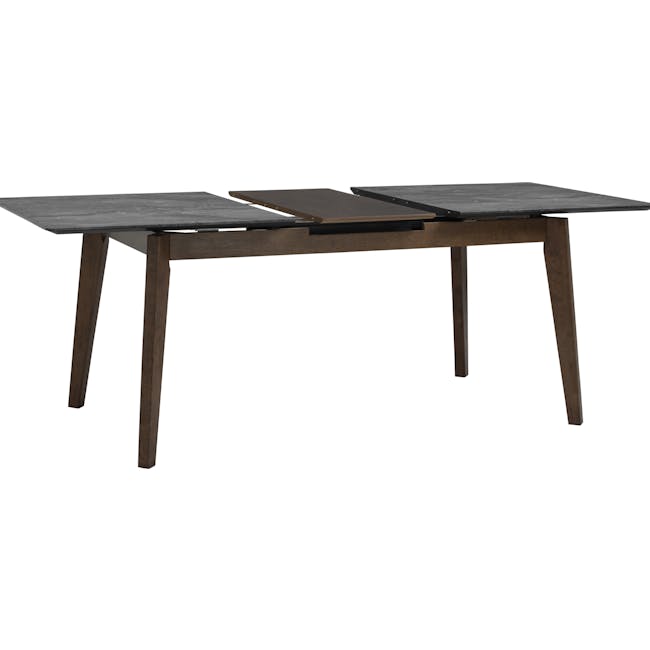 Finna Extendable Dining Table 1.6m-2m - Cocoa, Grey Marble (Smart Top™) - 5