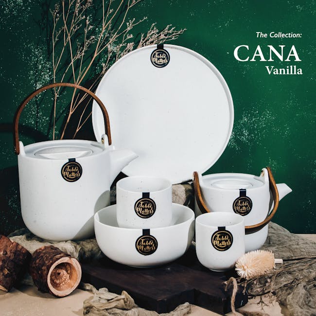 Table Matters Cana Vanilla Tea Cup (2 Sizes) - 3