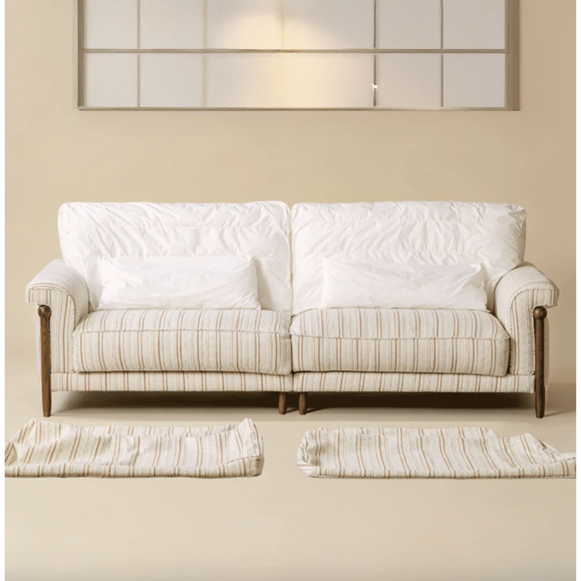 Tolando 3 Seater Sofa - Retro Stripe - 13