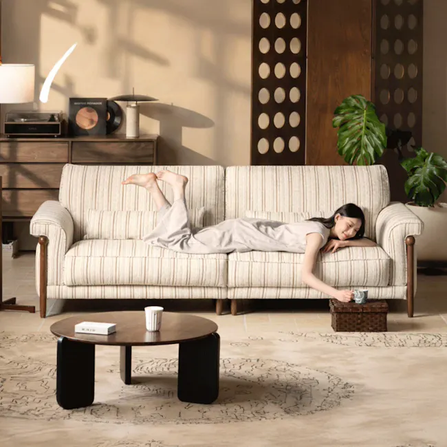 Tolando 3 Seater Sofa - Retro Stripe - 10