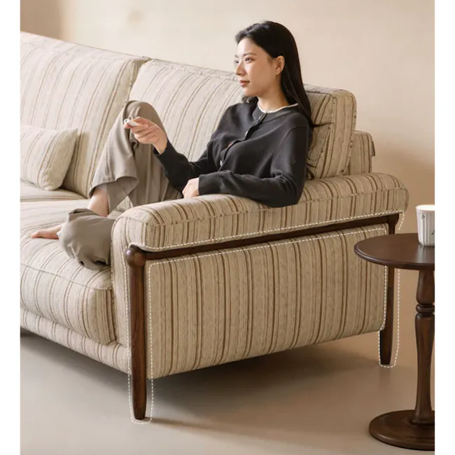 Tolando 3 Seater Sofa - Retro Stripe - 7