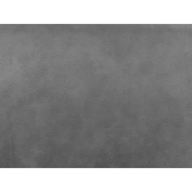 Milan Ottoman - Lead Grey (Faux Leather) - 4