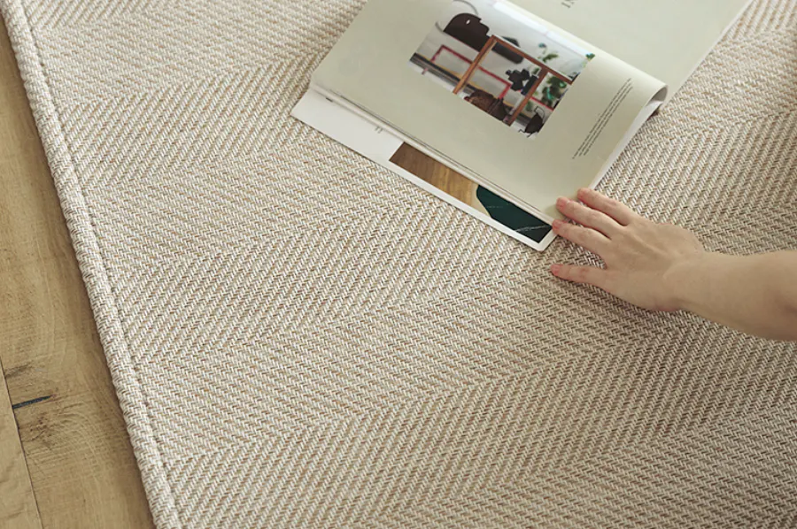 Harris Woven Rug (2 Sizes) - Beige - 14