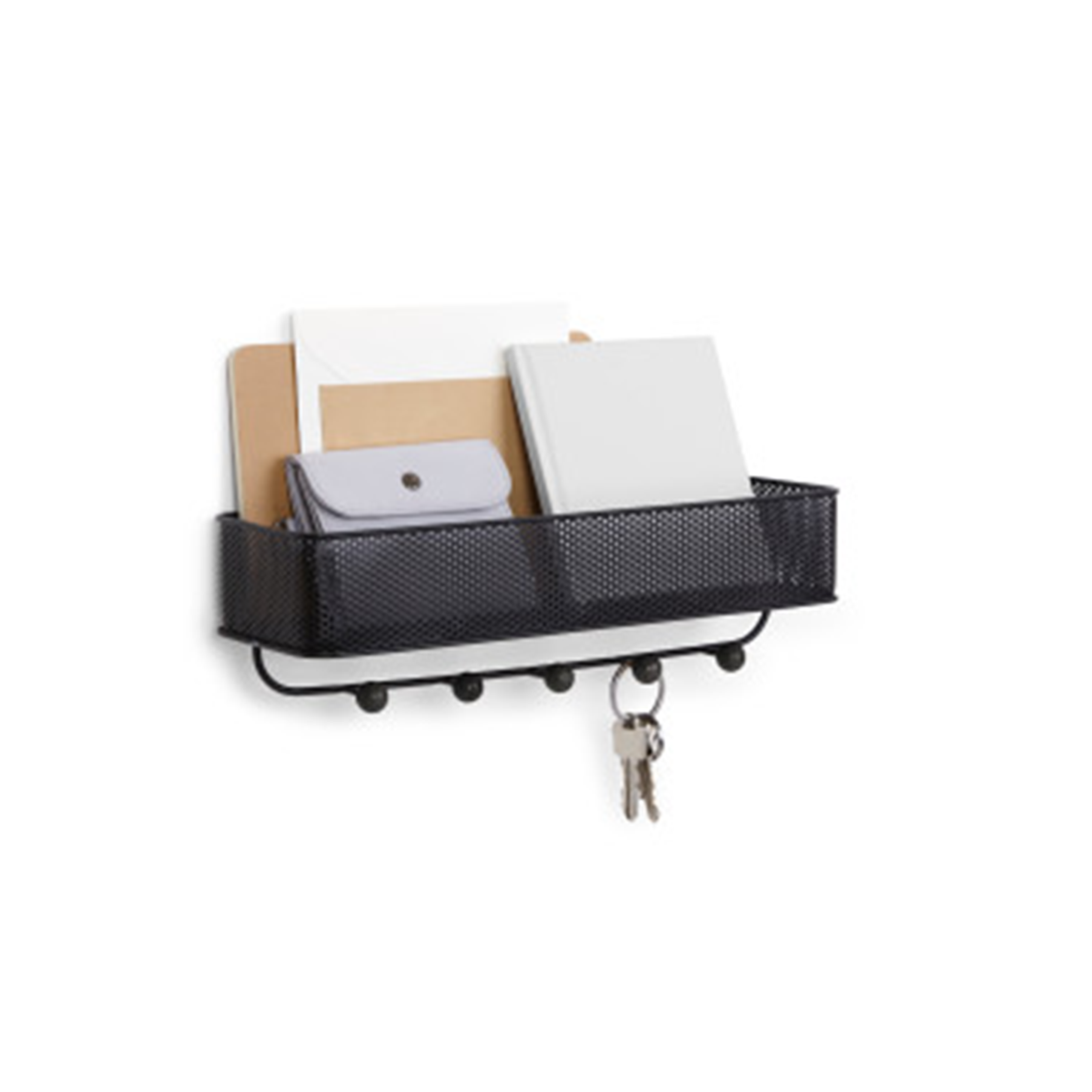 Estique Key Hook & Organiser - Black