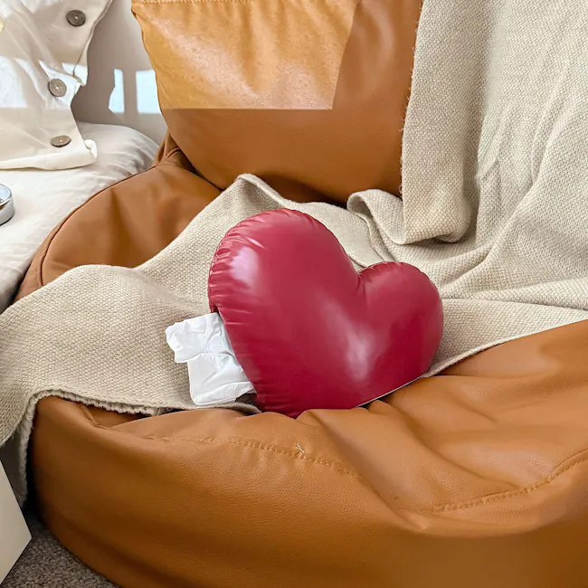 Balloon Heart Ceramic Tissue Box - 2