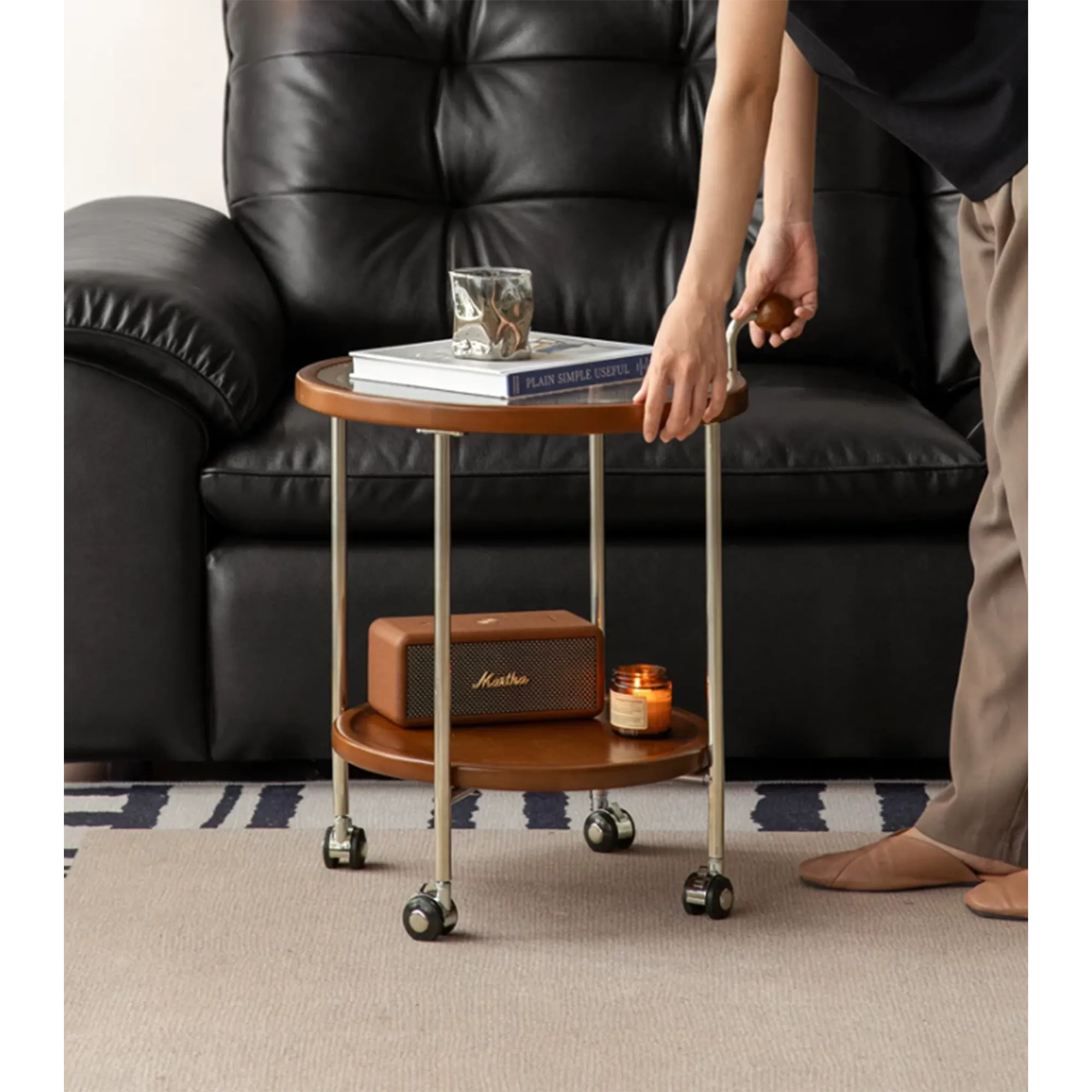 Conno Trolley Side Table - 10