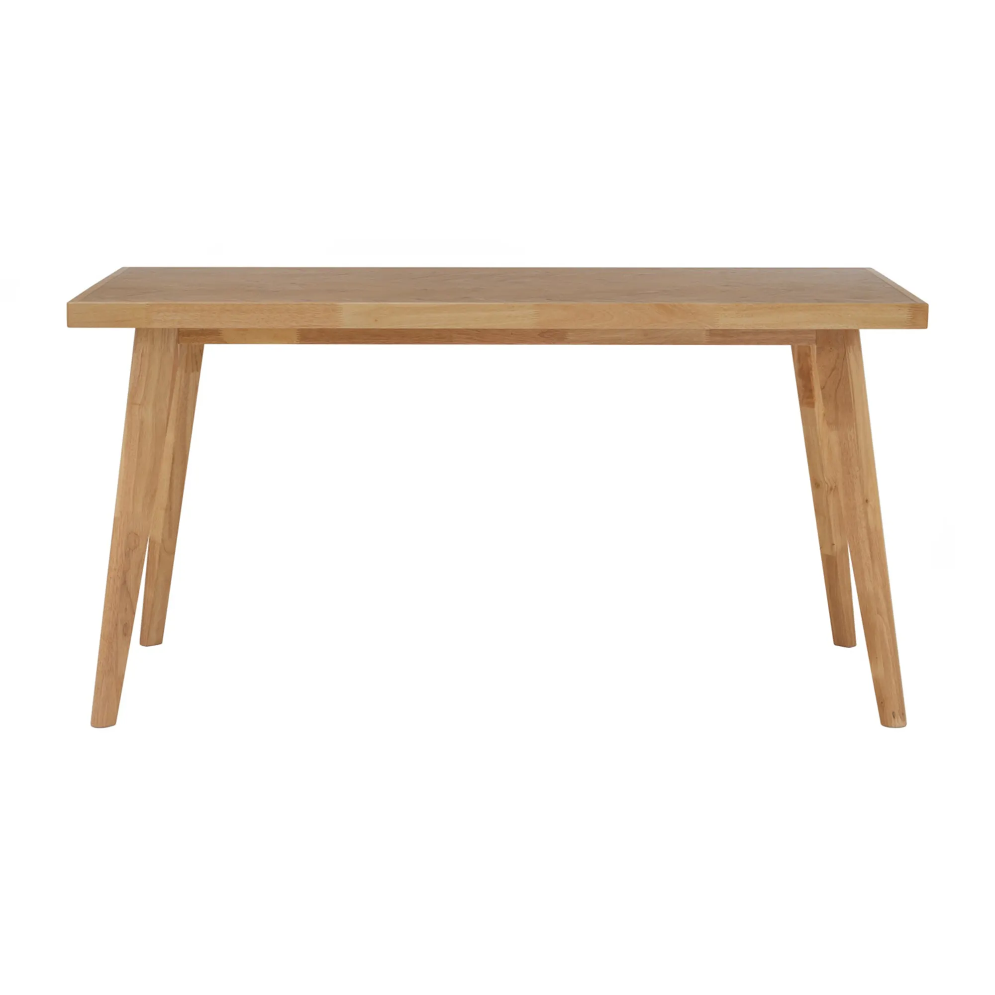 Lowell Dining Table 1.5m - 14 - Wooden table with clean lines, minimalist design, natural wood finish, simple structure