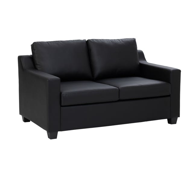 Baleno 2 Seater Sofa - Espresso (Faux Leather) - 1