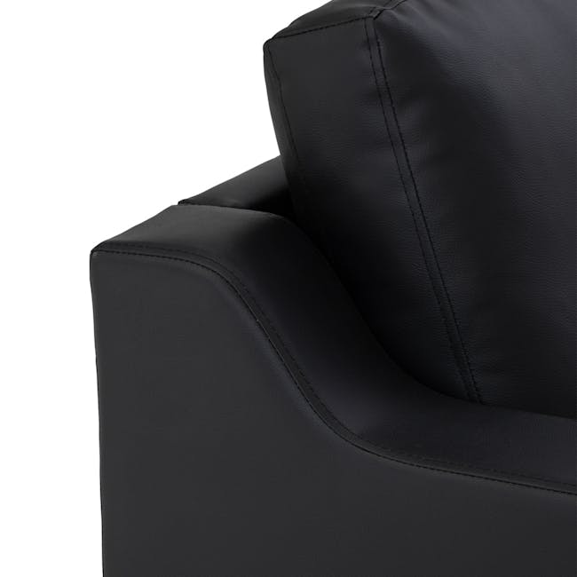 Baleno 2 Seater Sofa - Espresso (Faux Leather) - 6