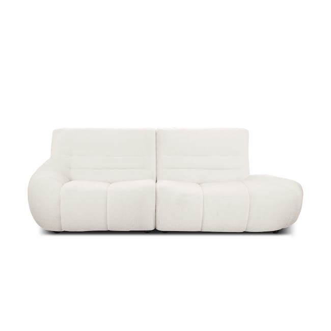 Tara 3 Seater Extended Sofa - Beige - 1