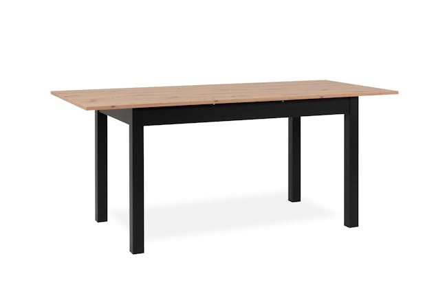 Jonah Extendable Dining Table 1.4m-1.8m - Black, Oak - 10