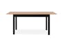 Jonah Extendable Dining Table 1.4m-1.8m - Black, Oak - 9