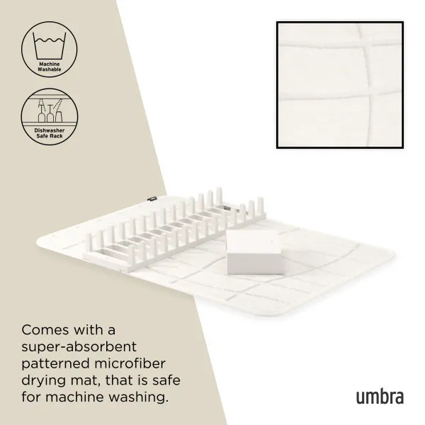 Specification details for Udry Ultra Dish Rack & Drying Mat - Sand