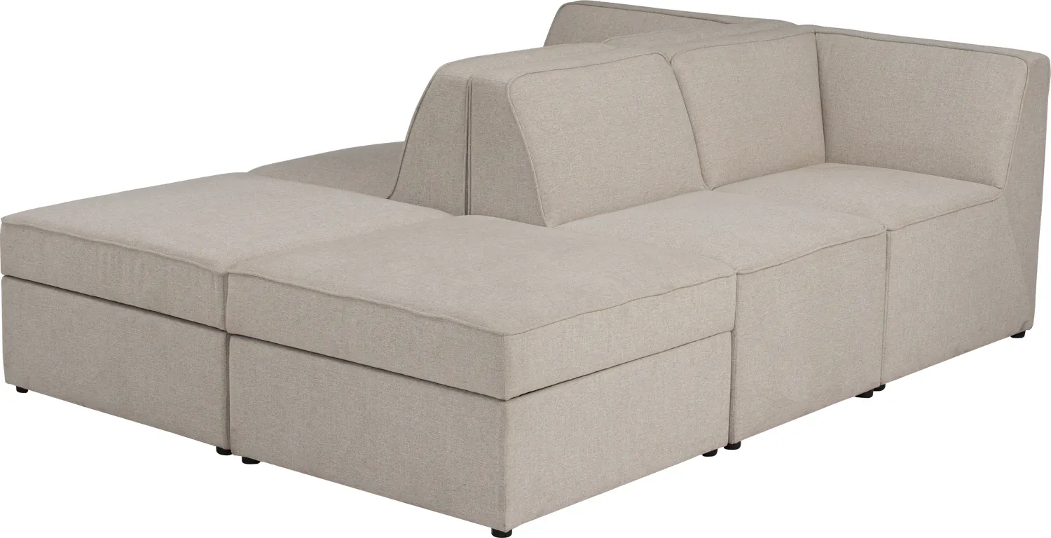 Tony Storage Ottoman - White - 11 - Lime green, modern, comfortable, upholstered, beige, sectional, contemporary, stylish