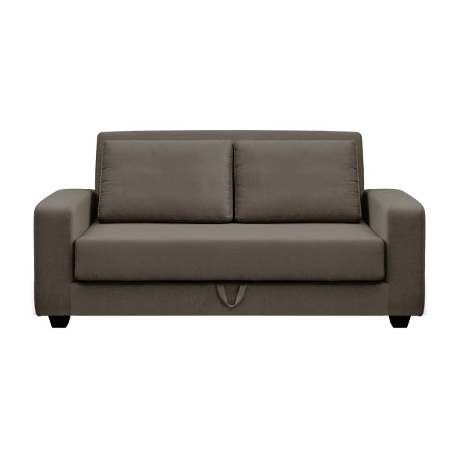 Karl 2.5 Seater Sofa Bed - Brown - 0