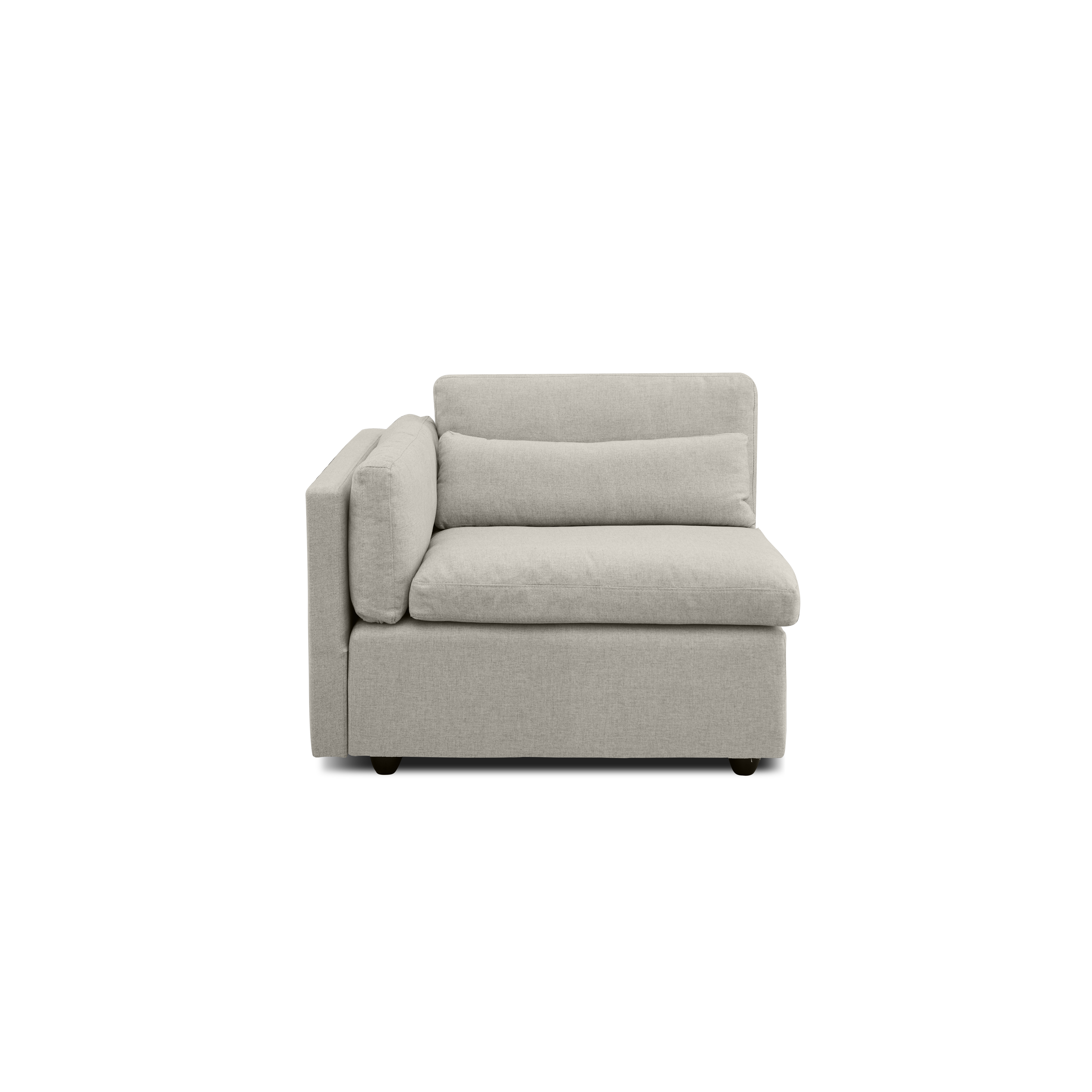 Liam Left Arm Unit - Ivory (Fabric)