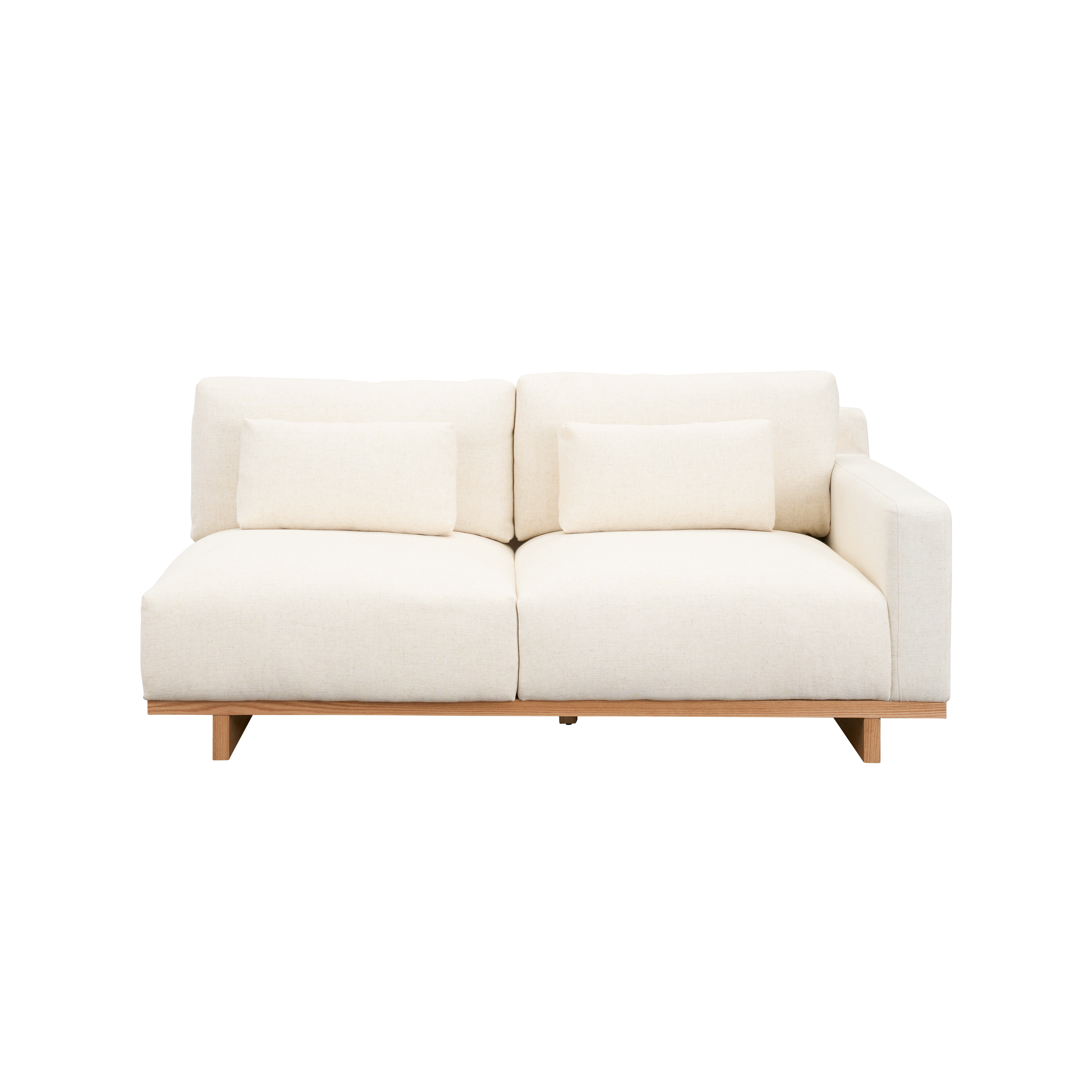 Miu 2 Seater Right Arm Chaise Lounge Sofa