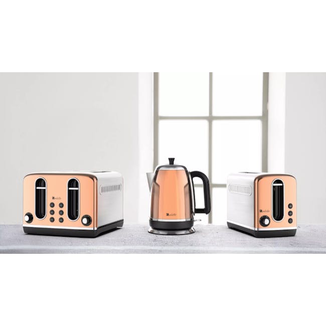 Odette Streamline 4-Slice Bread Toaster - Copper - 12
