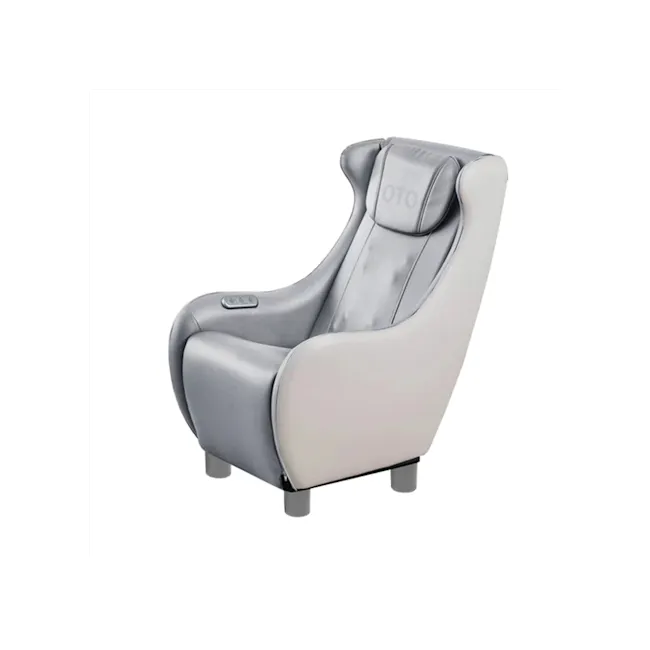OTO Vanda Lite - 1 - Grey and white leather reclining chair, ergonomic design, padded seat and backrest, adjustable