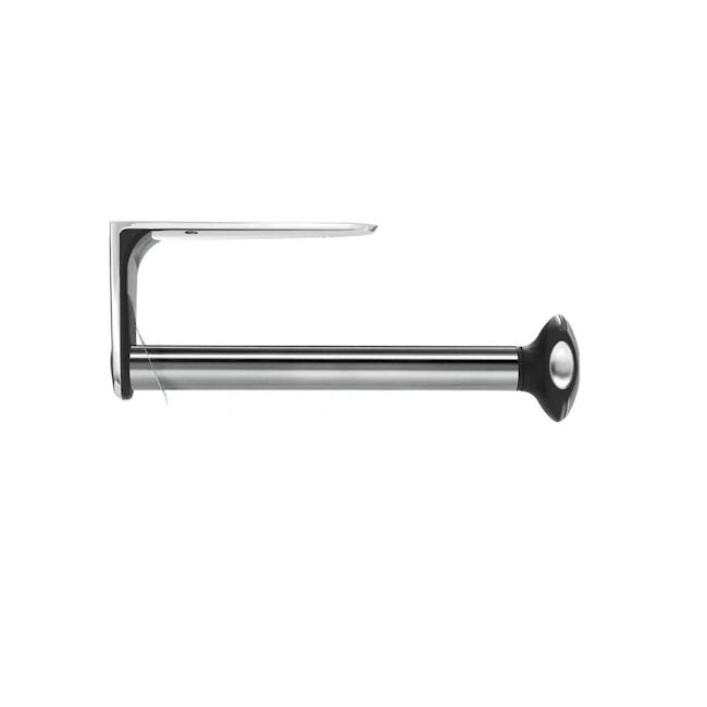 simplehuman Wall Mount Paper Towel Holder - 4 - Metallic, ergonomic, ergonomic handle, ergonomic design, sleek, polished