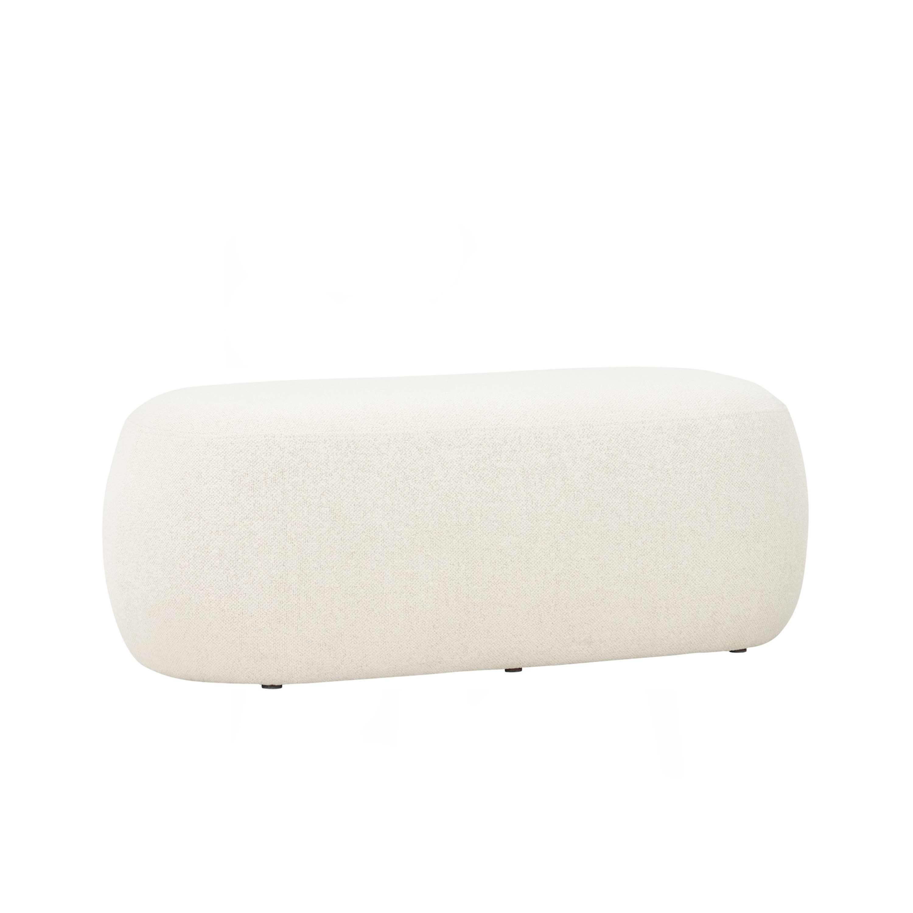 Lux Long Pouf - Cream