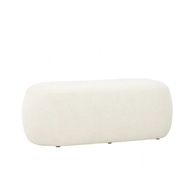 Lux Long Pouf - Cream - 1