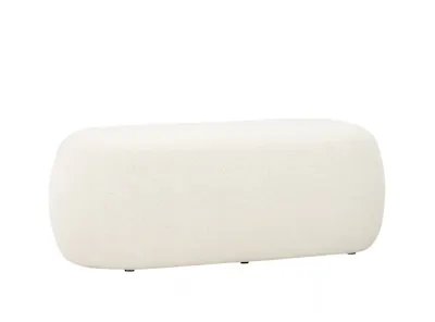 Lux Long Pouf - Cream