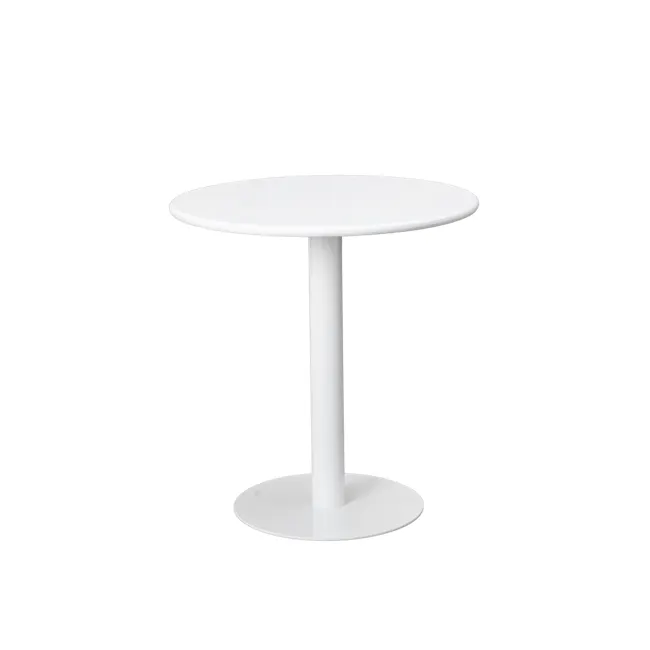 Kia Outdoor Bistro Table 0.7m - White - 1