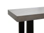 Titus Concrete Dining Table 1.6m with Titus Concrete Bench 1.4m and 2 Greta Chairs in Black - 17