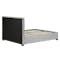 Raphael 1 Drawer Queen Bed - Tin Grey - 9
