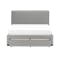 Raphael 1 Drawer Queen Bed - Tin Grey - 1
